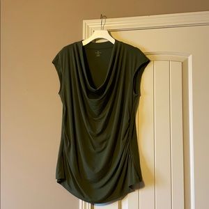 Beautiful Worthington Olive Blouse